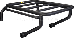 Kedo Mini Pannier Rack, Stainless Steel, Wrenchmonkees / GibbonSlap-style, black-coated, including mounting material, size 245x180mm | WM0010S
