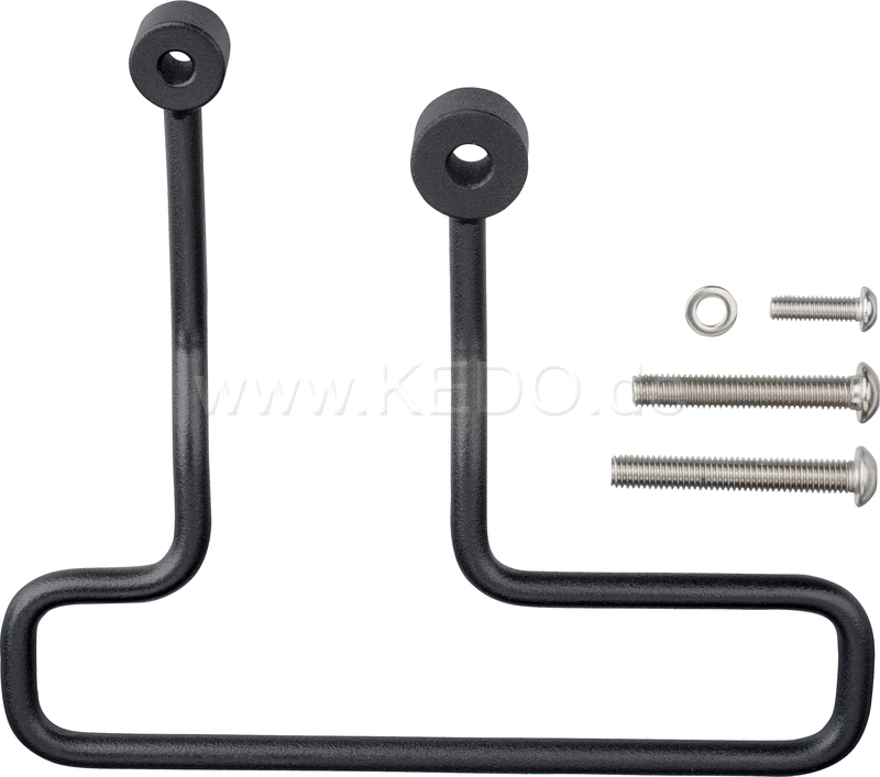 Kedo pannier rack (LH only), Black, Wrenchmonkee / GibbonSlap-Style | WM0020S