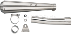 Kedo Gibbonslap Stainless Steel Silencer (NOT street legal) incl DB Killer, header pipe adapter spec. Bracket (in combination w. Center stood see # 27938) | WM0022-3