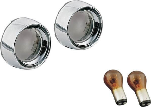 KURYAKYN DEEP DISH BEZELS WITH SMOKE LENSES AND AMBER BULBS | 2270