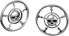 KURYAKYN FRONT SPEAKER GRILLS  ZOMBIE CHROME | 3787