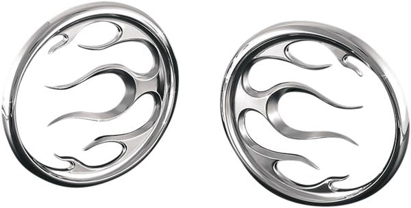 KURYAKYN FRONT SPEAKER GRILLS  FLAME CHROME | 3788