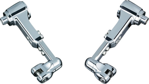 KURYAKYN CRUISE PEG MOUNTS ERGO III WITH TRIDENT DUALLY ISO-PEGS BLACK | 3990