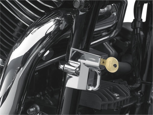 KURYAKYN LOCK HELMET 1.25"-1.5"CHR | 4232