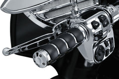 KURYAKYN ISO-GRIPS FOR DUAL CABLE THROTTLE CHROME | 6205