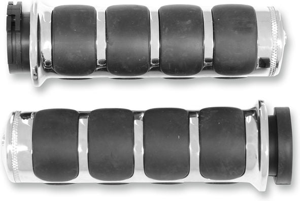 KURYAKYN ISO-GRIPS FOR DUAL CABLE THROTTLE CHROME | 6205