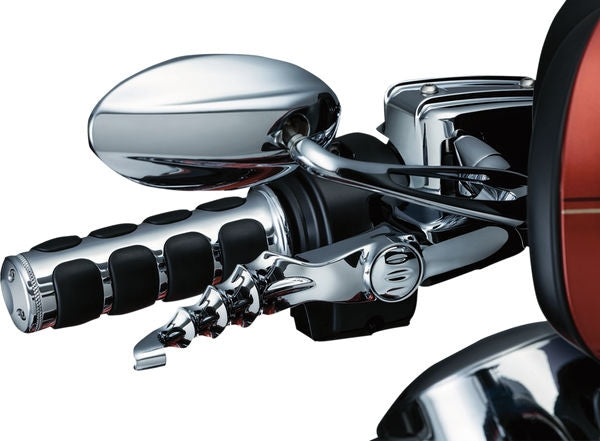 KURYAKYN ISO-GRIPS FOR ELECTRONIC THROTTLE CHROME | 6227