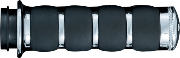 KURYAKYN ISO-GRIPS FOR ELECTRONIC THROTTLE CHROME | 6227