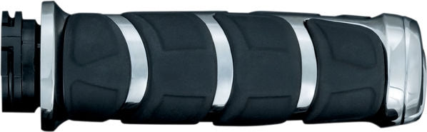 KURYAKYN GRIPS KINETIC FOR DUAL CABLE THROTTLE CHROME | 6350