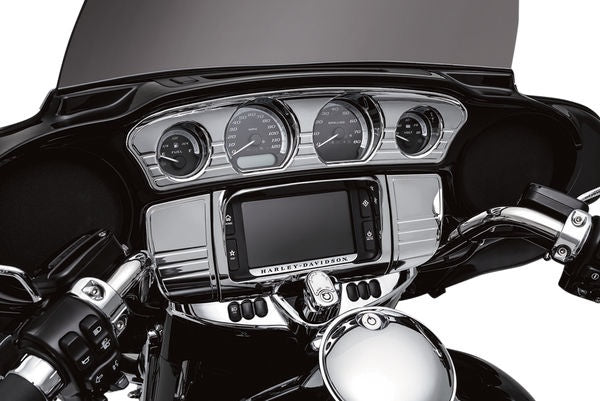 KURYAKYN DELUXE STEREO TRIM TRI-LINE KIT CHROME | 7240