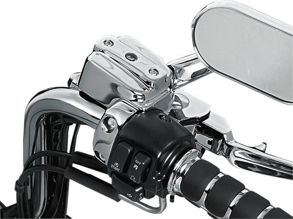 KURYAKYN CHROME BRAKE & CLUTCH CONTROL DRESS-UP KIT HD F/DUAL DISC | 9119