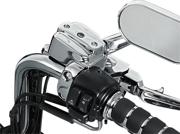 KURYAKYN CHROME BRAKE & CLUTCH CONTROL DRESS-UP KIT HD F/SINGLE DISC | 9126