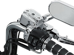 KURYAKYN CHROME BRAKE & CLUTCH CONTROL DRESS-UP KIT HD F/SINGLE DISC | 9126
