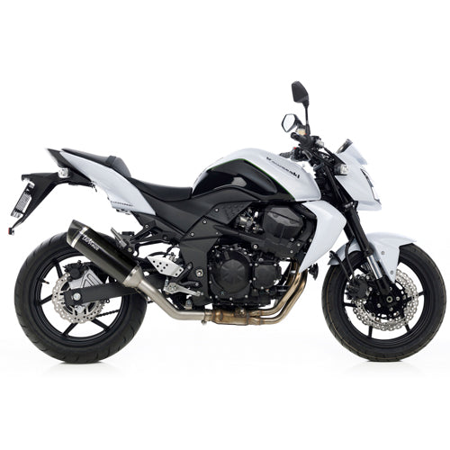 Leovince NERO SLIP-ON, STAINLESS STEEL, CARBON FIBER End Cap E-Approved for KAWASAKI Z 750 (2007-2014) | 14007