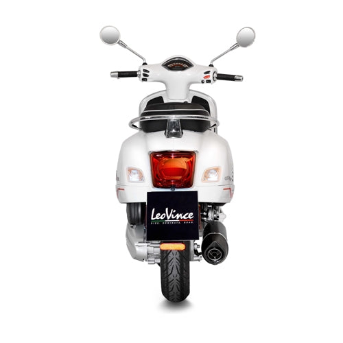 LEOVINCE SBK NERO 1/1 PIAGGIO VESPA GTS 300 HPE INOX with catalyst ECE/EU-APPROVED STAINLESS STEEL FULL SYSTEM | 14071K