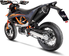 Leovince Slip-On Exhaust Sbk Nero KTM 690 Smc R / Enduro Inox / Gas Gas Es/Sm 700 Inox | 14072U