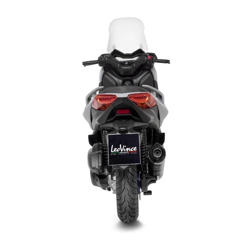 LEOVINCE SBK NERO 1/1 YAMAHA X-MAX 125/TECH MAX INOX with catalyst ECE/EU-APPROVED STAINLESS STEEL FULL SYSTEM | 14078K