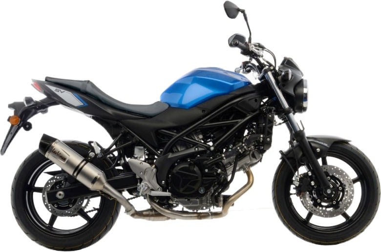 Leovince LV ONE EVO SLIP-ON, STAINLESS STEEL, CARBON FIBER End Cap Ece-Approved for SUZUKI SV 650/ABS (2016-2019) | 14152E
