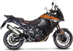 Leovince LV ONE EVO SLIP-ON, STAINLESS STEEL, CARBON FIBER End Cap Ece-Approved for KTM 1090 ADVENTURE/R (2017-2019) | 14192E