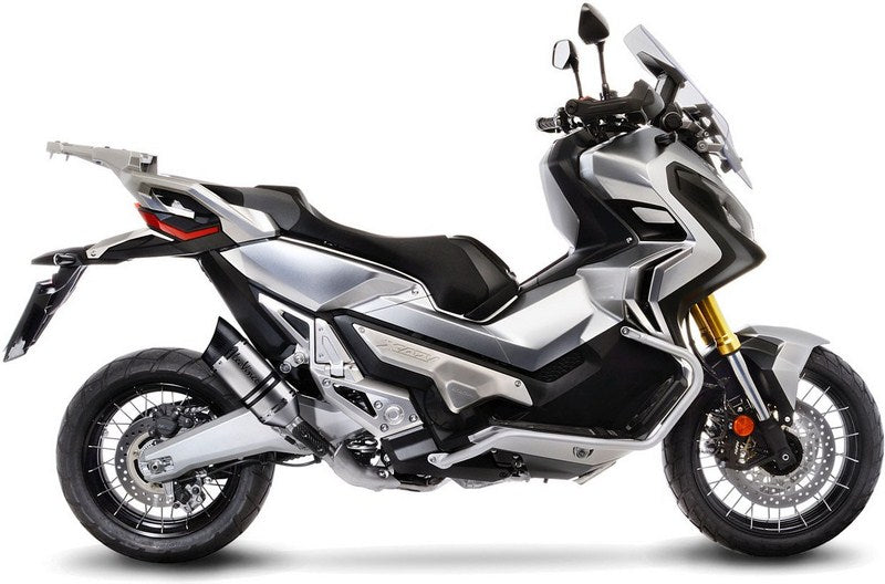 Leovince LV PRO SLIP-ON, STAINLESS STEEL, CARBON FIBER End Cap Ece-Approved for HONDA X-ADV (2017-2019) | 14193E