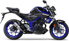 Leovince LV PRO SLIP-ON, STAINLESS STEEL, CARBON FIBER End Cap Ece-Approved for YAMAHA MT-03 (2018-2019) | 14257E