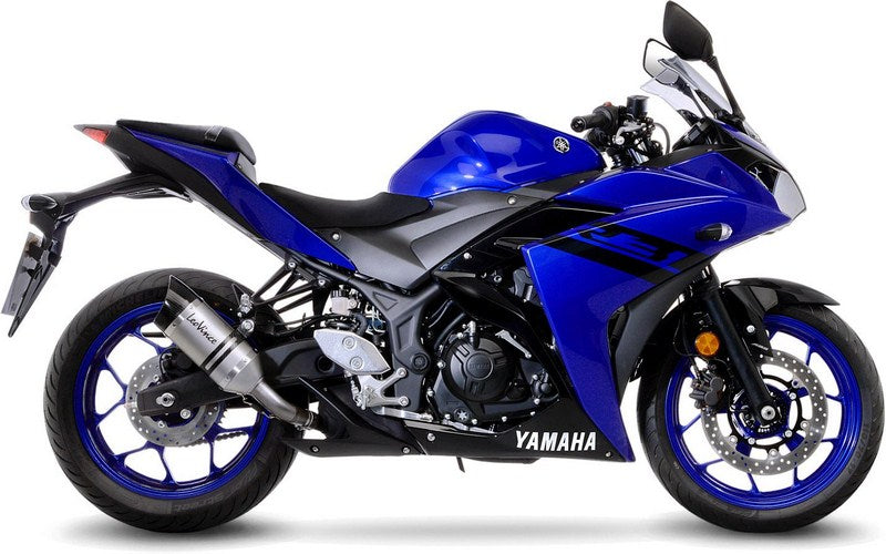 Leovince LV PRO SLIP-ON, STAINLESS STEEL, CARBON FIBER End Cap Ece-Approved for YAMAHA MT-03 (2018-2019) | 14257E