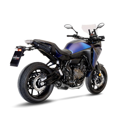 LEOVINCE SBK LV ONE EVO BLACK 2/1 YAMAHA TRACER 7/GT INOX with catalyst ECE/EU-APPROVED STAINLESS STEEL FULL SYSTEM | 14349EBK