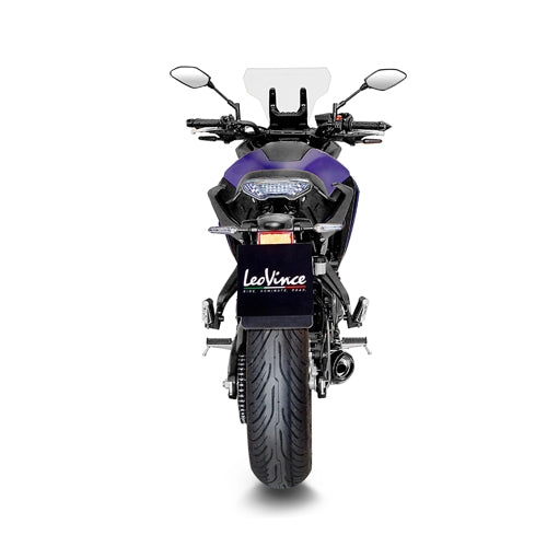 LEOVINCE SBK LV ONE EVO BLACK 2/1 YAMAHA TRACER 7/GT INOX with catalyst ECE/EU-APPROVED STAINLESS STEEL FULL SYSTEM | 14349EBK