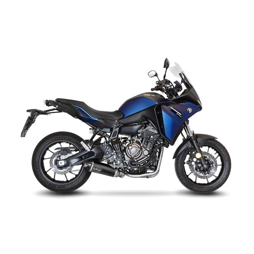 LEOVINCE SBK LV ONE EVO BLACK 2/1 YAMAHA TRACER 7/GT INOX with catalyst ECE/EU-APPROVED STAINLESS STEEL FULL SYSTEM | 14349EBK