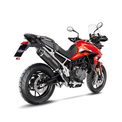 LEOVINCE SBK LV ONE EVO BLACK TRIUMPH TIGER 900 GT/RALLY/PRO INOX ECE-APPROVED STAINLESS STEEL SLIP-ON | 14352EB