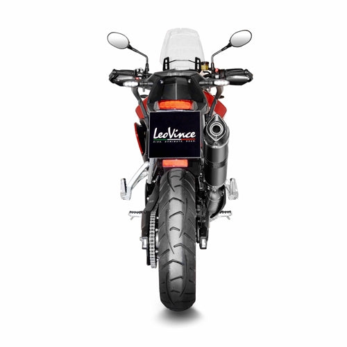 LEOVINCE SBK LV ONE EVO BLACK TRIUMPH TIGER 900 GT/RALLY/PRO INOX ECE-APPROVED STAINLESS STEEL SLIP-ON | 14352EB