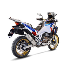 LEOVINCE SBK LV ONE EVO HONDA CRF 1100 L AFRICA TWIN/ADVENTURE SPORT/DCT INOX ECE-APPROVED STAINLESS STEEL SLIP-ON | 14355E