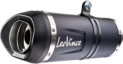 Leovince Full System Exhaust Sbk LV One Evo Black 2/1 Yamaha MT-07 / XSR 700/Xtribute / YZF-R 7 Inox | 14360EBU