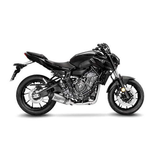 LEOVINCE SBK LV ONE EVO 2/1 YAMAHA MT-07 INOX with catalyst ECE/EU-APPROVED STAINLESS STEEL FULL SYSTEM | 14360EK