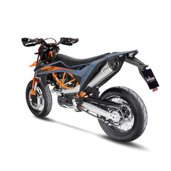 LEOVINCE SBK LV ONE EVO 1/1 KTM 690 SMC R/ENDURO INOX with catalyst ECE/EU-APPROVED STAINLESS STEEL FULL SYSTEM | 14364EK