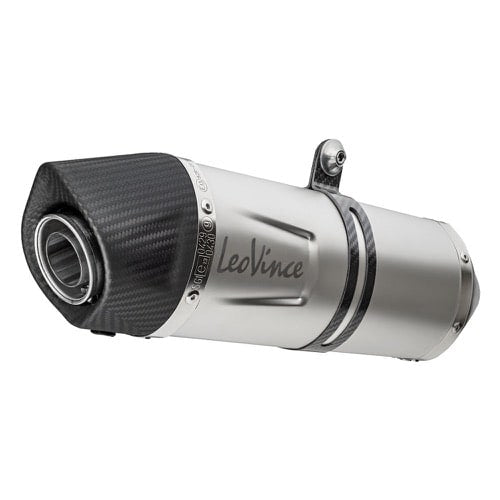 LEOVINCE SBK LV ONE EVO 1/1 YAMAHA MT-125/XSR 125/YZF-R125 INOX with catalyst ECE/EU-APPROVED STAINLESS STEEL FULL SYSTEM | 14365EK