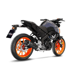 LEOVINCE SBK LV ONE EVO 1/1 YAMAHA MT-125/XSR 125/YZF-R125 CARB with catalyst ECE/EU-APPROVED CARBON FIBER FULL SYSTEM | 14366EK