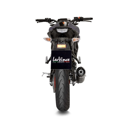 LEOVINCE SBK LV ONE EVO 1/1 YAMAHA MT-125/XSR 125/YZF-R125 CARB with catalyst ECE/EU-APPROVED CARBON FIBER FULL SYSTEM | 14366EK