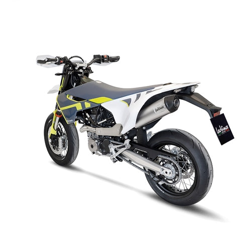 LEOVINCE SBK LV ONE EVO HUSQVARNA 701 SUPERMOTO/ENDURO/ENDURO LR INOX with catalyst ECE/EU-APPROVED STAINLESS STEEL SLIP-ON | 14367EK