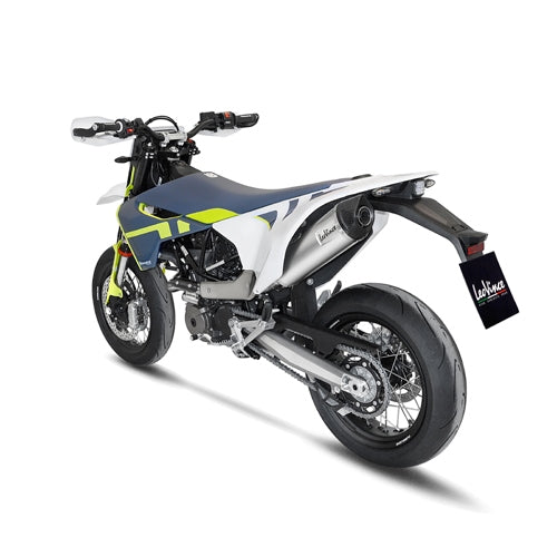 LEOVINCE SBK LV ONE EVO 1/1 HUSQVARNA 701 SUPERMOTO/ENDURO/ENDURO LR INOX with catalyst ECE/EU-APPROVED STAINLESS STEEL FULL SYSTEM | 14368EK