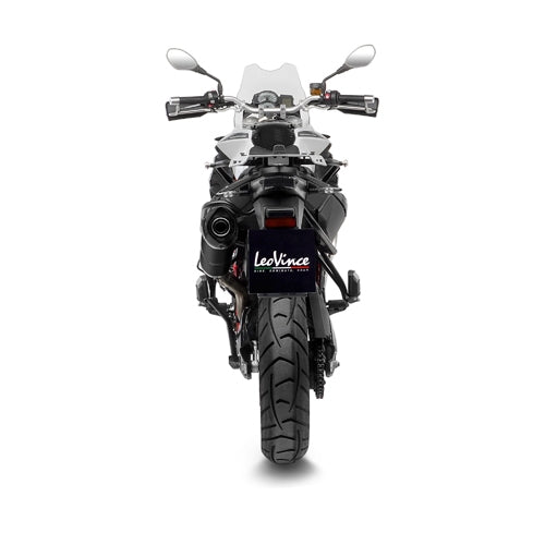 LEOVINCE SBK LV ONE EVO BLACK BMW F 700 GS/F 800 GS/ADVENTURE INOX ECE-APPROVED STAINLESS STEEL SLIP-ON | 14383EB