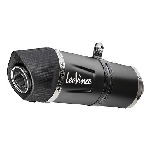 LEOVINCE SBK LV ONE EVO BLACK BMW F 700 GS/F 800 GS/ADVENTURE INOX ECE-APPROVED STAINLESS STEEL SLIP-ON | 14383EB