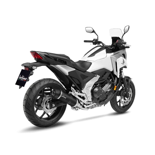 LEOVINCE SBK LV ONE EVO BLACK HONDA NC 750 X INOX ECE-APPROVED STAINLESS STEEL SLIP-ON | 14387EB