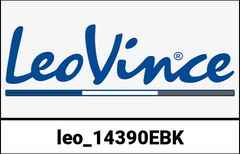 LEOVINCE SBK LV ONE EVO BLACK 1/1 HONDA CB 125 R INOX with catalyst ECE/EU-APPROVED | 14390EBK