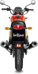 Leovince 2 Slip-On Exhaust Classic Racer Black Royal Enfield Continental GT 650 / InteRCeptor 650 | 15007BU