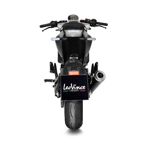 LEOVINCE SBK GP ONE HUSQVARNA SVARTPILEN/VITPILEN 125/401 ECE-APPROVED STAINLESS STEEL SLIP-ON | 15126