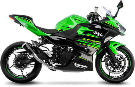 Leovince Slip-On Exhaust Sbk LV-10 Black  Kawasaki Ninja 400 | 15218BU