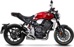 Leovince LV-10 BLACK SLIP-ON, STAINLESS STEEL, STAINLESS STEEL End Cap Racing Use Only for HONDA CB 1000 R (2018-2019) | 15222B