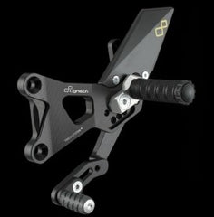Lightech ADJUSTABLE REAR SETS WITH FOLD UP FOOTPEG BMW S1000RR - NORMAL SHIFTING (09-14) + S 1000 R (14-16) | FTRBM001W