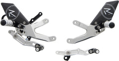 Lightech R Version Rear Sets / Silver | FTRBM004RSIL